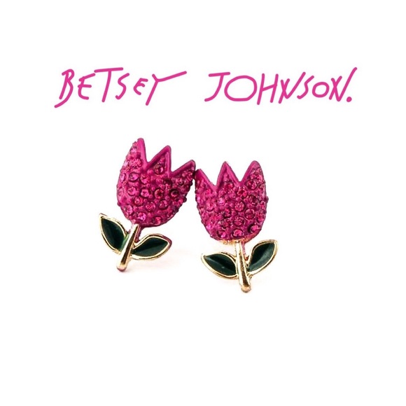 Betsey Johnson Jewelry - Betsey Johnson Tulip Earrings